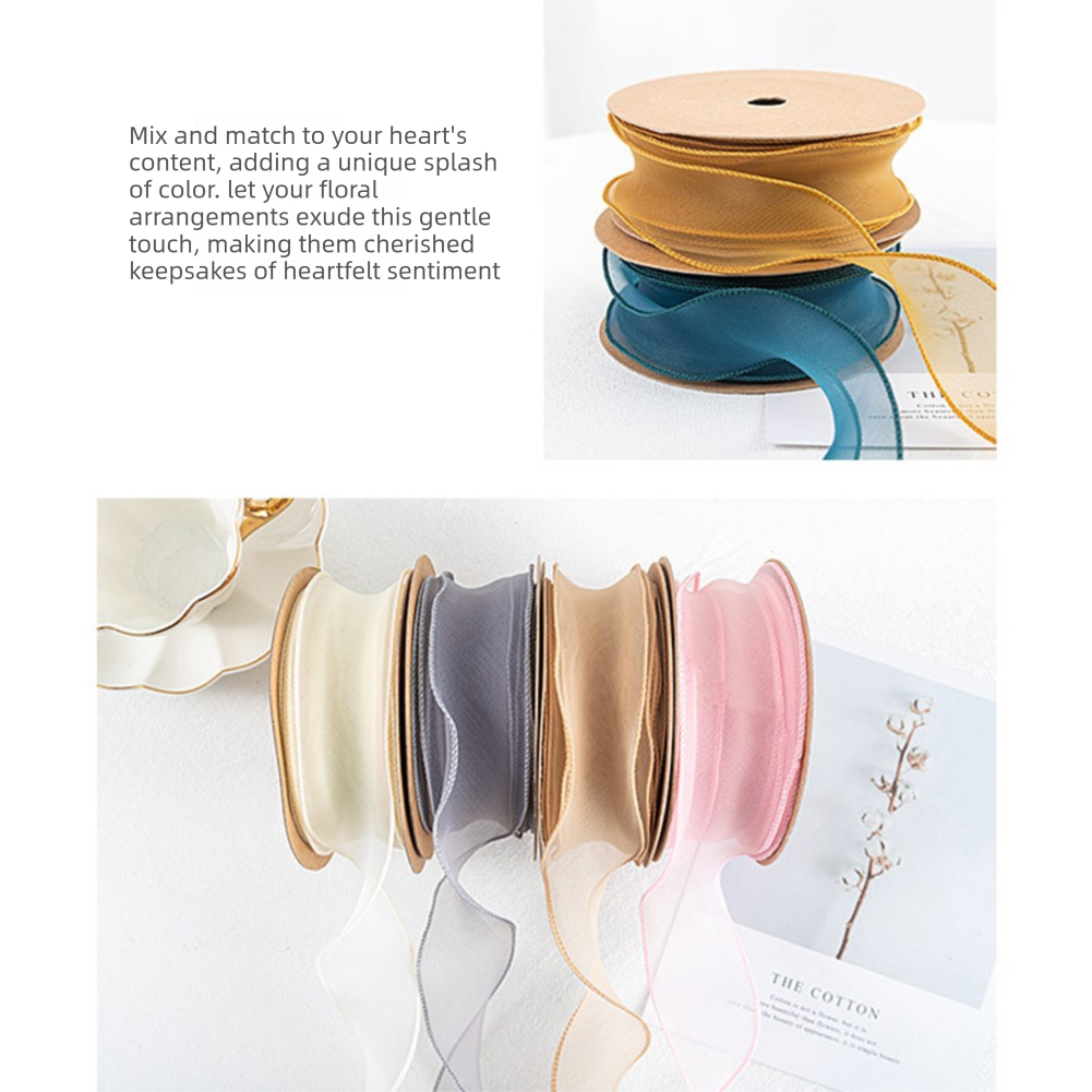 2個入り フローリスト用フィッシュテールガーゼリボン 花束ラ - Florist Supply Ribbon のレビューと価格
