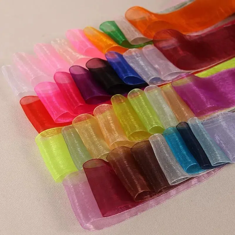 45 メートル/ロール幅 5 センチメートルオーガンザリボン - Florist Supply Ribbon のレビューと価格