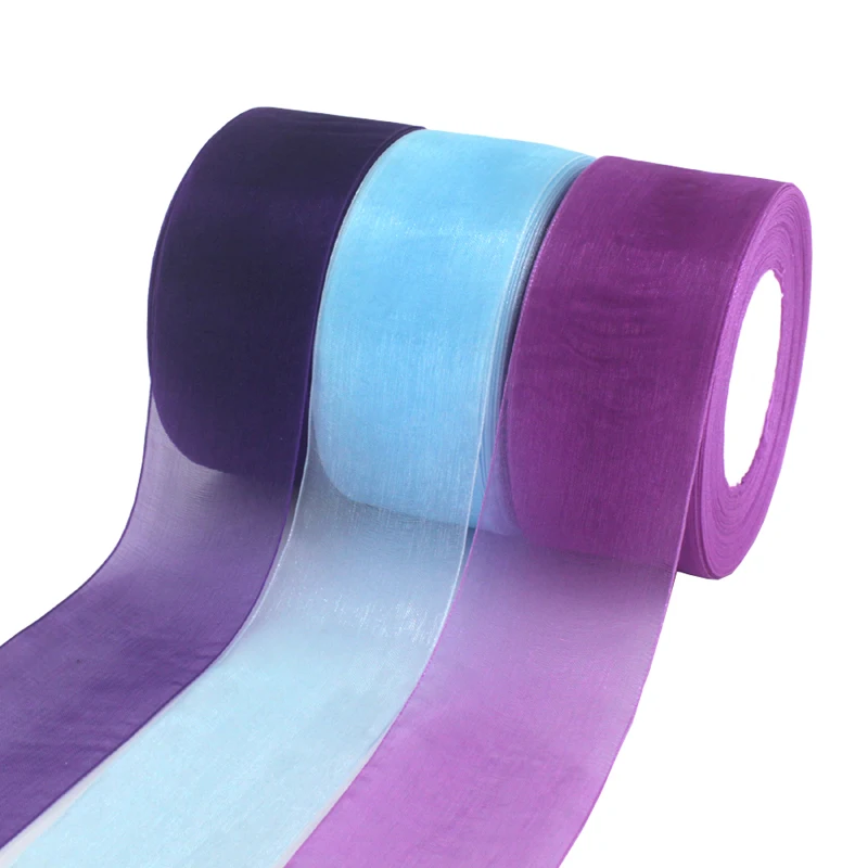 45 メートル/ロール幅 5 センチメートルオーガンザリボン - Florist Supply Ribbon のレビューと価格